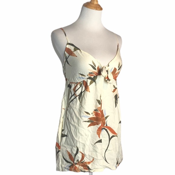 NWT O'Neill pale yellow floral Tatum Romper xs - Picture 4 of 12
